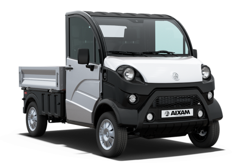 Führerscheinfreies AIXAM-Fahrzeug E-TRUCK Alu Pritsche